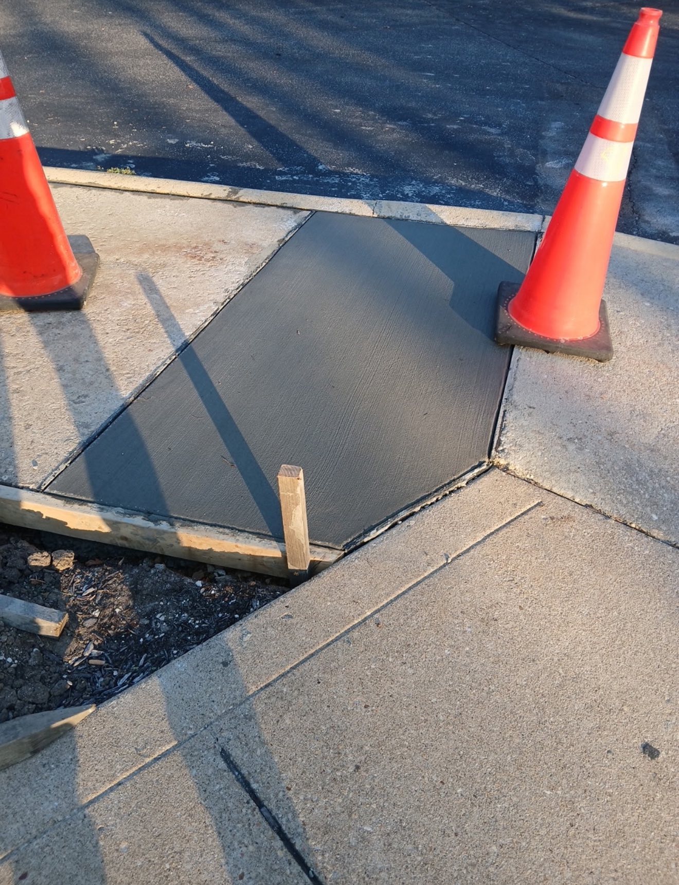 New concrete slab replacement on the Eastern Shore