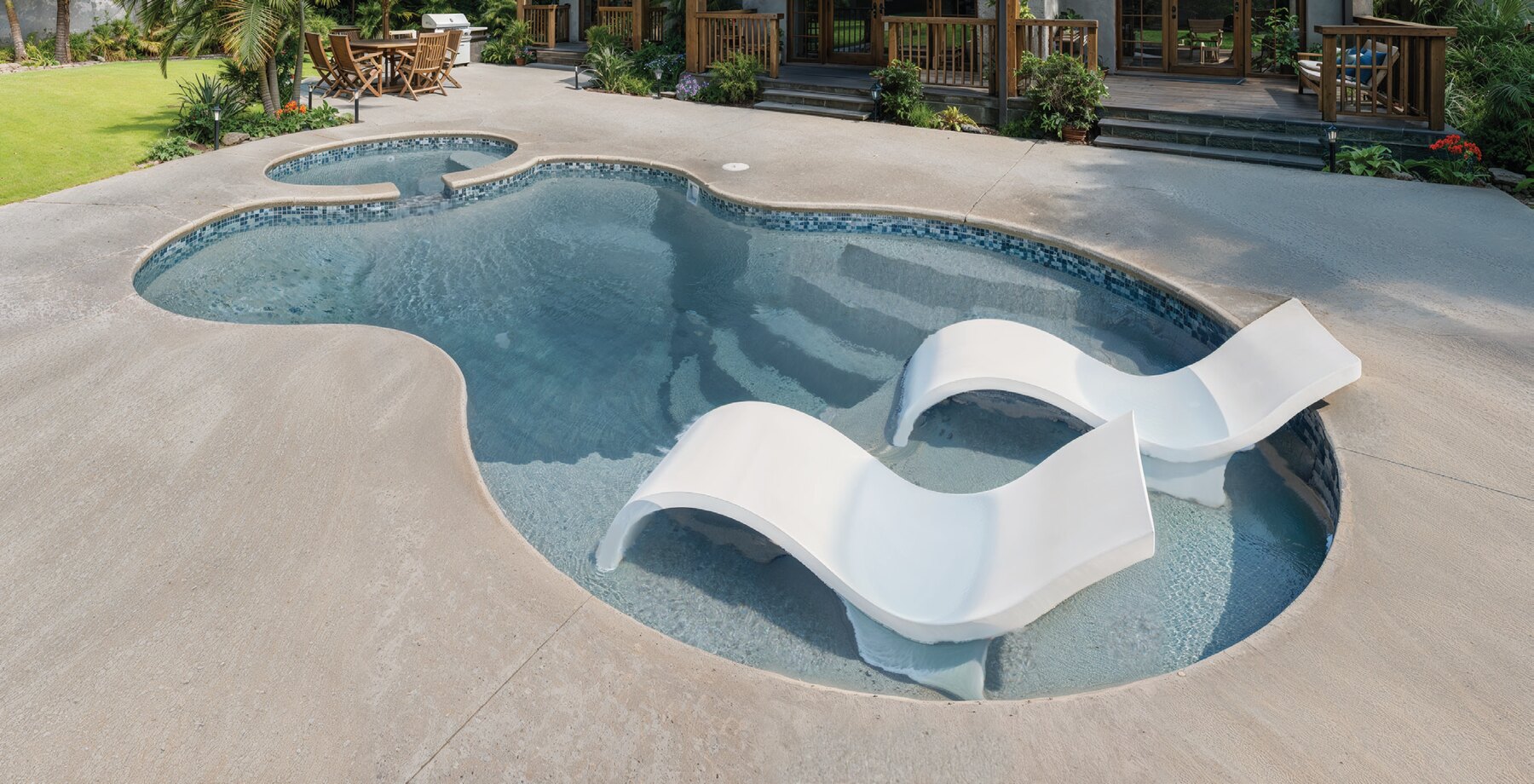 Complete pool, patio and hardscape project