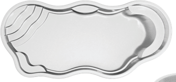 Bermuda 12 fiberglass pool shape